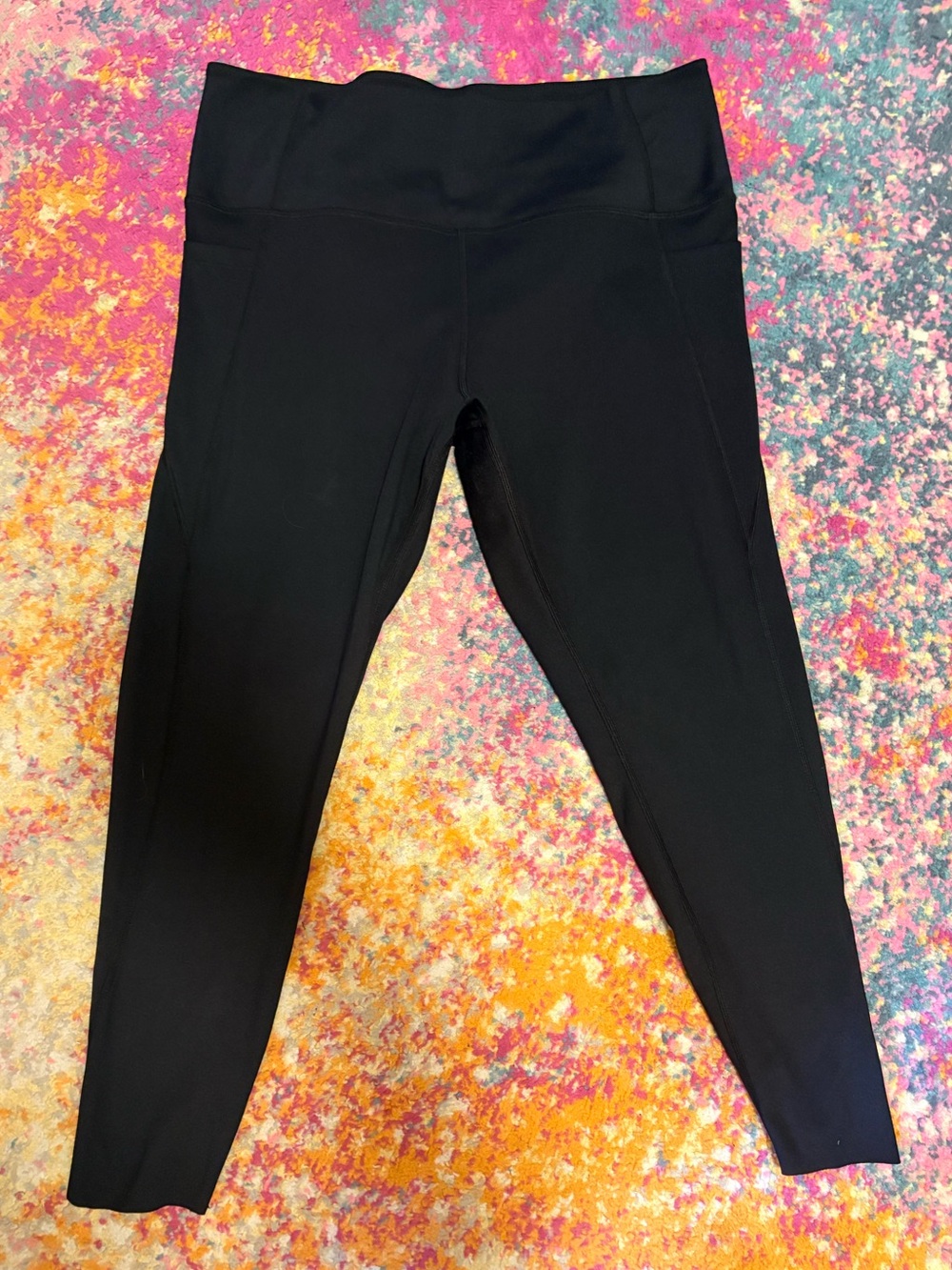 Danskin Leggings w/ reflective dots, XL black